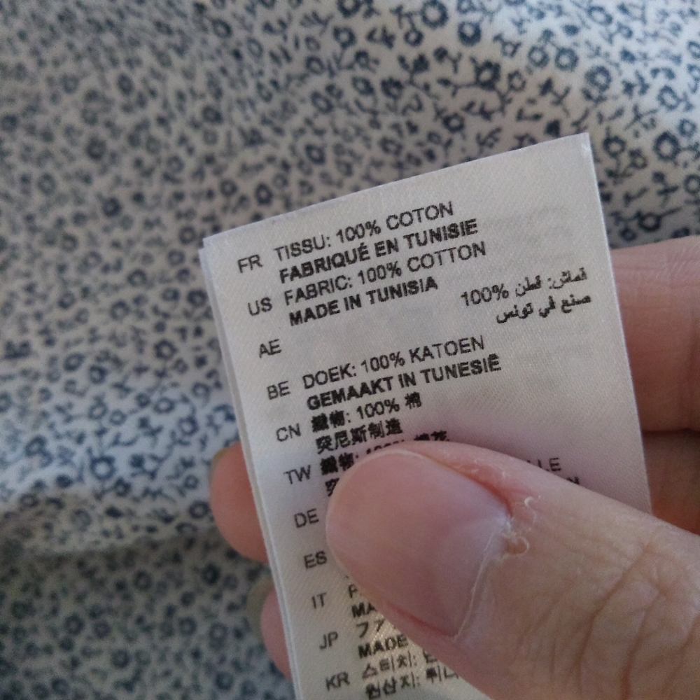 Euc Sandro Button Down, Size Xs - image 3